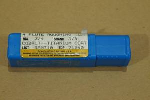lot 134 image: 34 4 Flute, Non-Center Roughing Corner End Mill