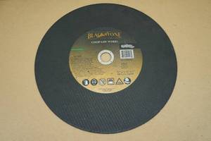 lot 147 image: Blackstone Abrasive Chop Saw Blade - 14x332x1