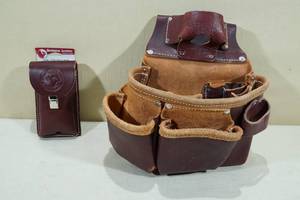 lot 162 image: Occidental Leather Tool Belt Accessories - Tool Pouch, Cell Phone Holder