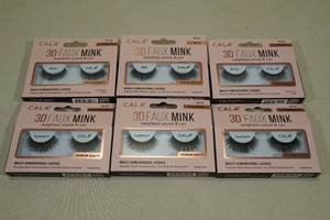 lot 202 image: 6 Cala 3D Faux Mink Multi-Dimensional Eyelashes