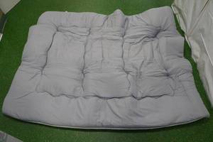lot 93 image: Yoyomall FloorFuton Mattress -Grey, Queen