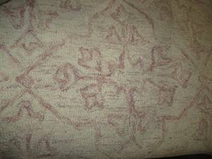 9x12 Argyle Tufted Area Rug Blush Pink - Threshold