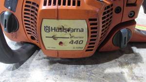 lot 6 image: Husqvarna 440 Chainsaw with Chain and Bar Cover