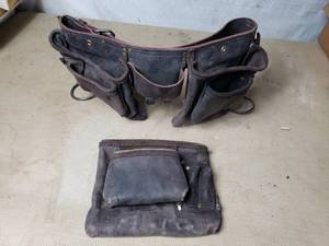 Tool Belt and Pouch with Loops Cut Off