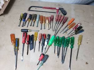 Screwdrivers, Nut Drivers, Hacksaw