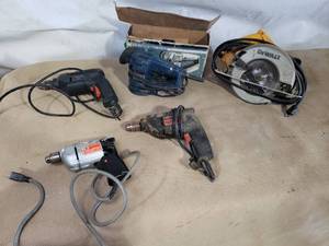 Corded Drils, Sander, Dewalt Circular Saw