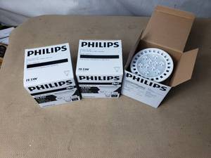 3 Phillips LED Dimmable Spot Light Bulbs