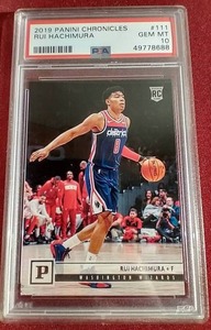 lot 52 image: 2019 Chronicles Rui Hachimura Rookie Card - PSA 10