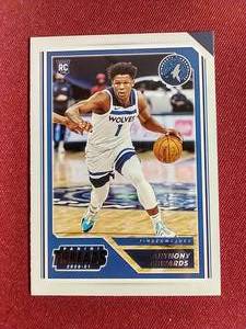 lot 58 image: 2020-21 Panini Threads Anthony Edwards Rookie Card