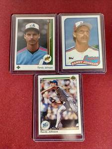 lot 71 image: Randy Johnson Lot - 2 Rookies