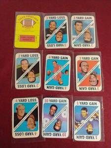 lot 80 image: 1971 Topps Game Insert Cards - Bradshaw Rookie