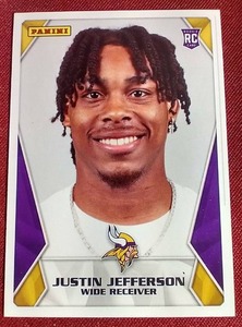 lot 83 image: 2020 Panini Justin Jefferson Rookie Card