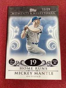 lot 84 image: Mickey Mantle Insert Card #d25
