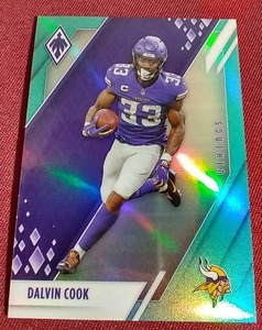 lot 90 image: 2021 Panini Phoenix Teal Dalvin Cook - #d150