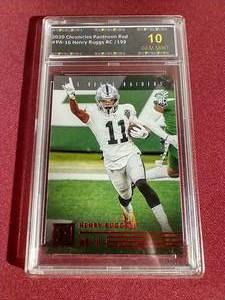 lot 91 image: Slabbed 2020 Henry Ruggs Rookie Card - #d199