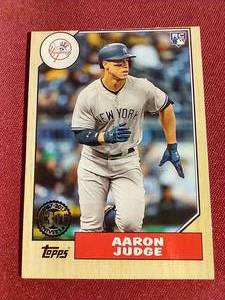 lot 109 image: 2017 Aaron Judge 1987 Style Rookie Card