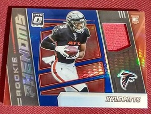 lot 116 image: 2021 Donruss Optic Kyle Pitts Jersey Rookie Card