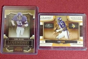 lot 120 image: (2) #d Carl Eller Insert Cards