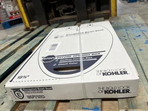 Kohler - Elongated Bowl - Quiet Close - White Toilet Bowl Seat