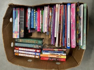Assorted Lot of New Books, Chapter books & Childrens books, 3 DVDs