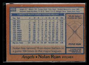 1978 Topps Nolan Ryan #400