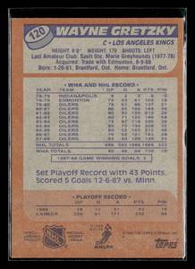 1988 Topps Wayne Gretzky #120