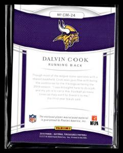 2019 National Treasures Colossal Jersey Dalvin Cook Serial #7499
