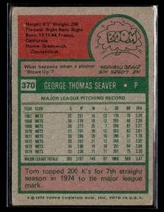 1975 Topps Tom Seaver #370