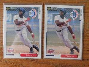 (2) 1998 Collectors Choice Torii Hunter Rookies #158