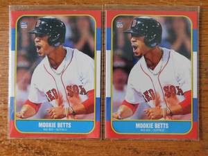 (2) ACEO RP Mookie Betts Rookies