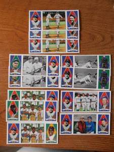 (12) 1993 Upper Deck Baseball Tri Fold Loaded With HOFers