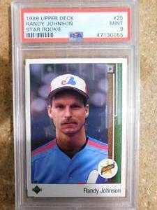 PSA 9 Mint 1989 Upper Deck Randy Johnson Rookie #25
