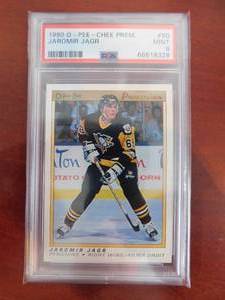 PSA 9 1990 O-PEE-CHEE Jaromir Jagr Rookie #50