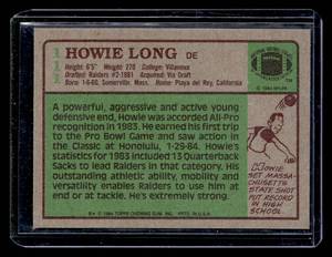 1984 Topps Howie Long Rookie #111