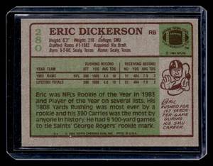 1984 Topps Eric Dickerson Rookie #280
