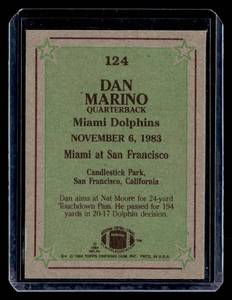 1984 Topps Instant Replay Dan Marino Rookie #124