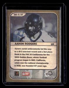2005 Press Pass SE Old School Aaron Rodgers Rookie #17
