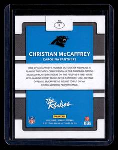 2017 Donruss The Rookies Christian McCaffrey Rookie #5