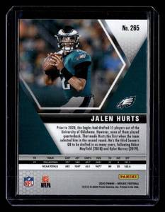 2020 Mosaic Jalen Hurts Rookie #265