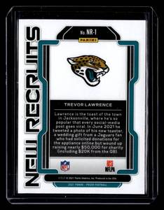 2021 Prizm New Recruits Trevor Lawrence Rookie #1