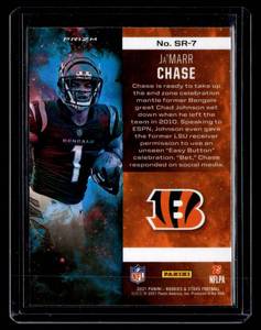 2021 Rookies & Stars Prizm Stellar Rookies JaMarr Chase Rookie #7