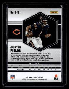 2021 Mosaic Justin Fields Rookie #242