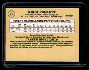 1985 Donruss Kirby Puckett Rookie #438