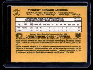 1987 Leaf Bo Jackson Rookie #35