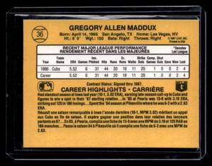1987 Leaf Greg Maddux Rookie #36
