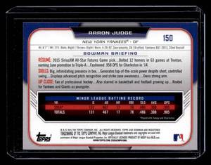 2015 Bowman Prospects Aaron Judge Rookie #150