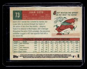 2018 Topps Archives Juan Soto Rookie #73