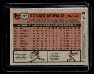 2018 Topps Archives Ronald Acuna Jr. Rookie #212