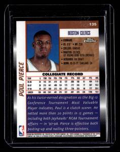 1998 Topps Chrome Paul Pierce Rookie #135