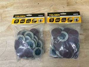lot 13 image: TOLSEN Lot of 2 Packages of- Roll Lock Discs